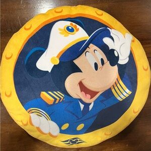 Disney Mickey Mouse Sailor Accent Pillow - Blue and Yellow